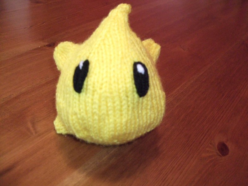 A yellow Luma, from Super Mario Galaxy!