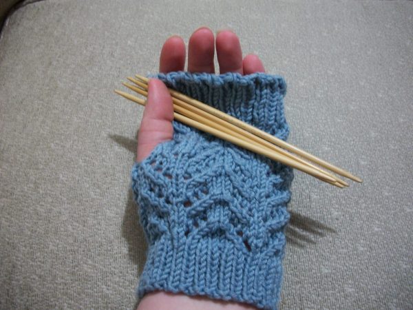 Irresistible Chevron Lace Mitts