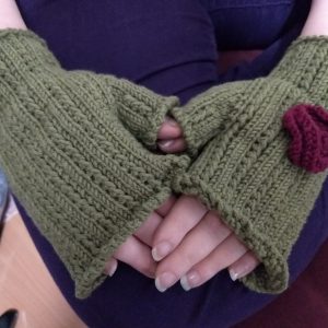 Lacy Thorns and Roses Mitts